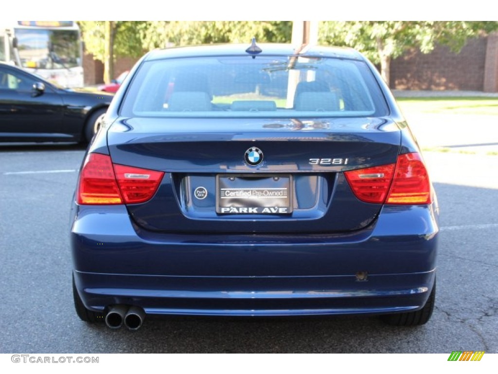 2011 3 Series 328i xDrive Sedan - Deep Sea Blue Metallic / Gray Dakota Leather photo #4