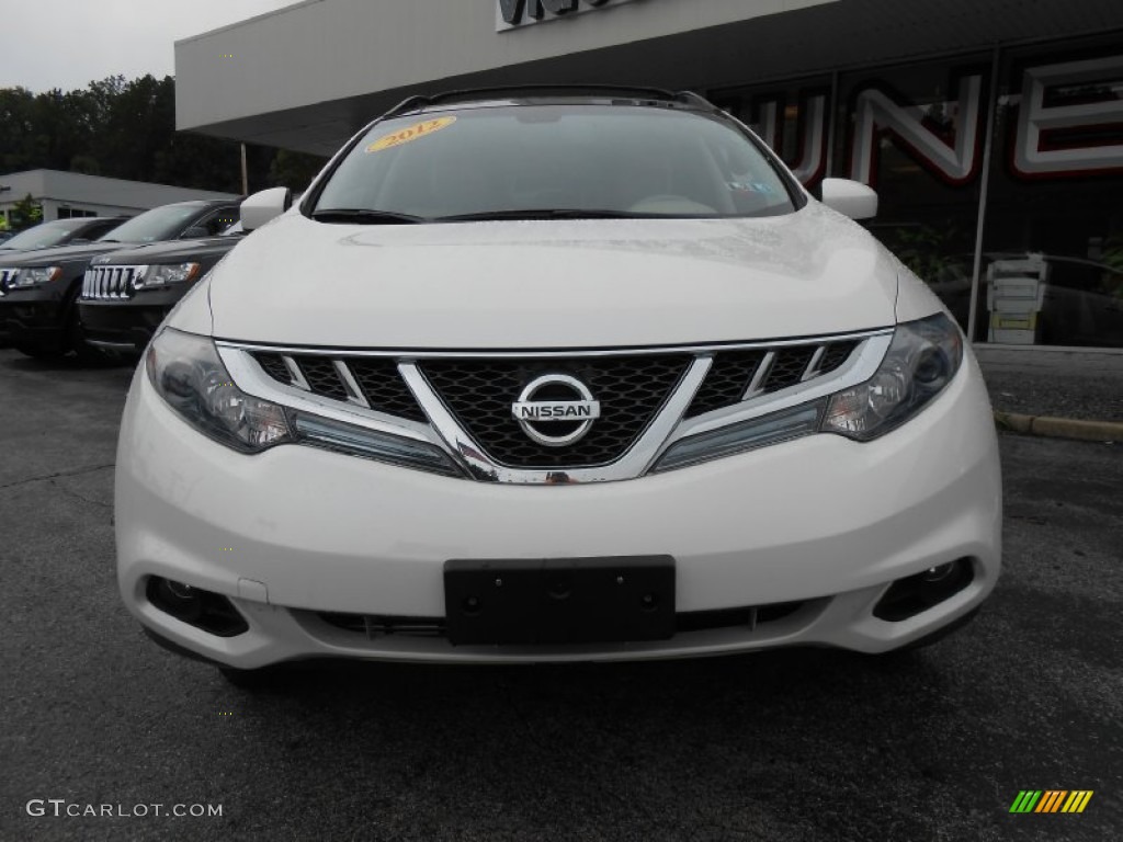 2012 Murano SL - Pearl White / Beige photo #2