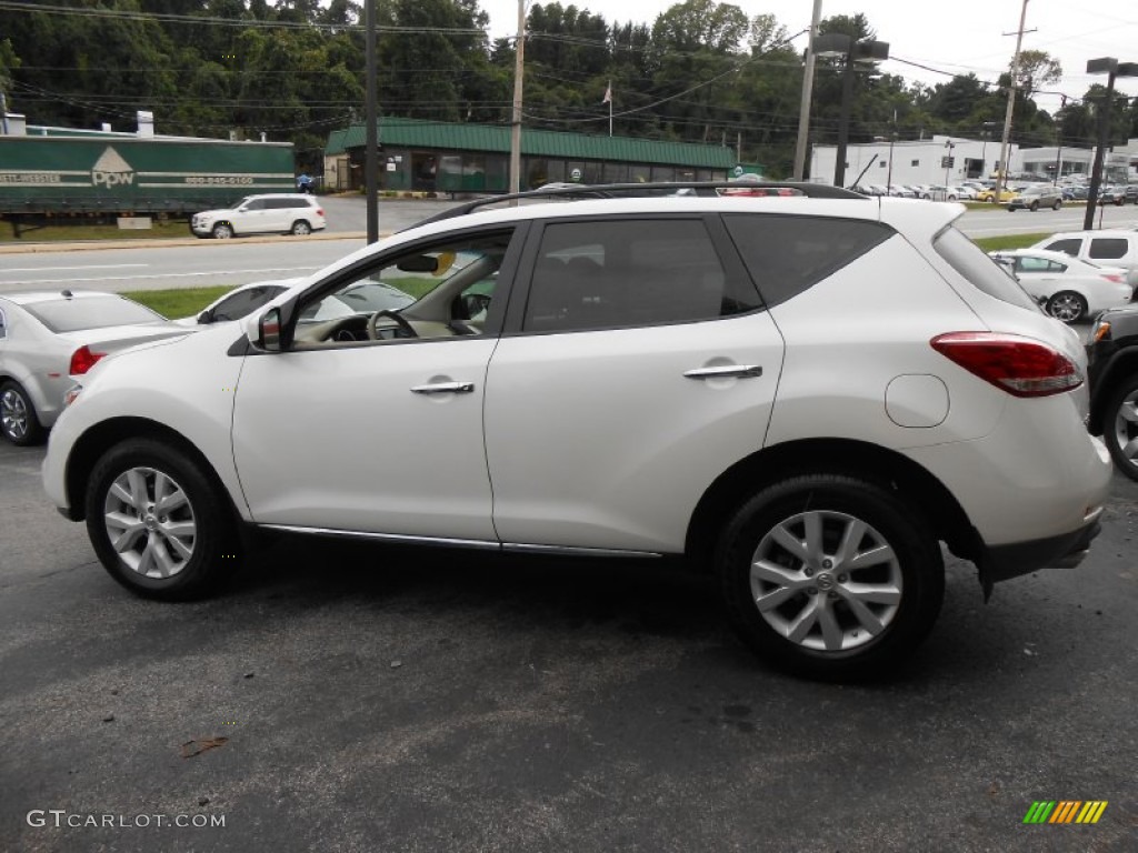 2012 Murano SL - Pearl White / Beige photo #4