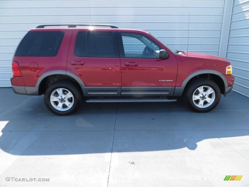 2004 Explorer XLT - Redfire Metallic / Graphite photo #3