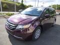 2014 Dark Cherry Pearl Honda Odyssey EX-L  photo #7