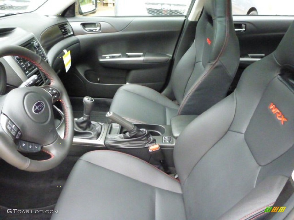 Carbon Black Interior 2014 Subaru Impreza WRX Limited 4 Door Photo #85715137