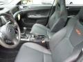 Carbon Black 2014 Subaru Impreza WRX Limited 4 Door Interior Color