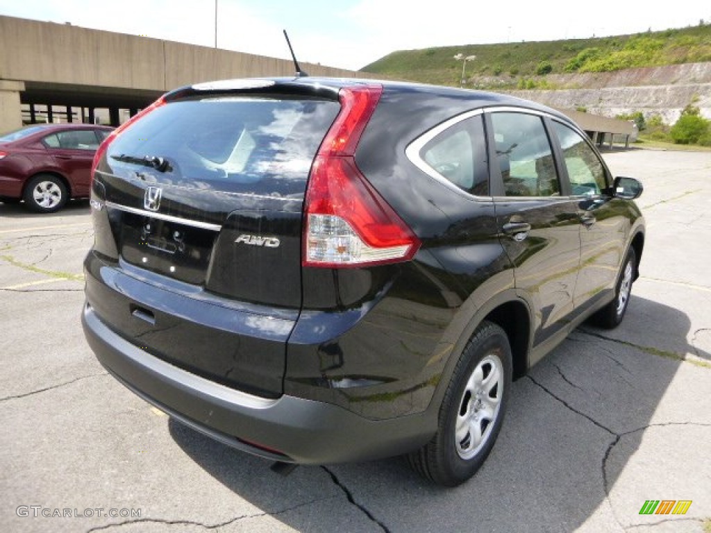 2014 CR-V LX AWD - Crystal Black Pearl / Black photo #3