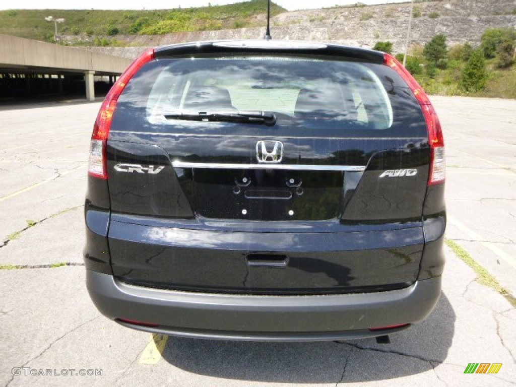 2014 CR-V LX AWD - Crystal Black Pearl / Black photo #4