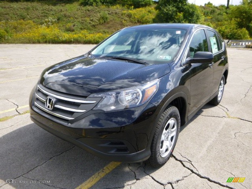 2014 CR-V LX AWD - Crystal Black Pearl / Black photo #7
