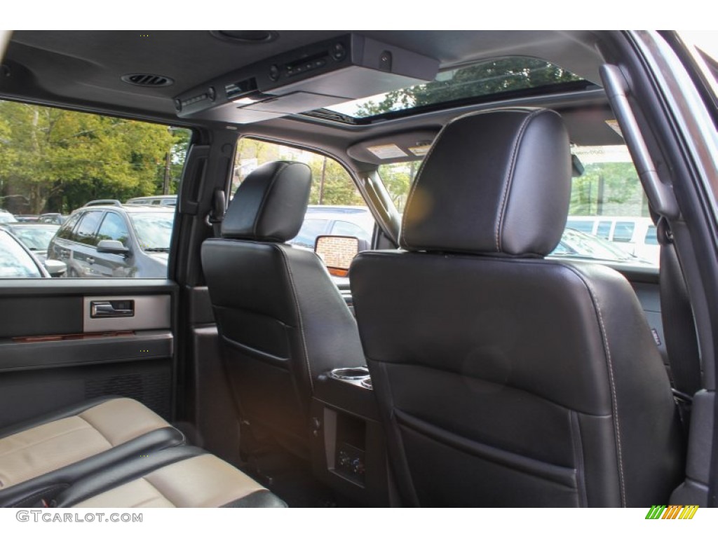 2009 Expedition Eddie Bauer 4x4 - Black Pearl Slate Metallic / Charcoal Black Leather/Camel photo #11