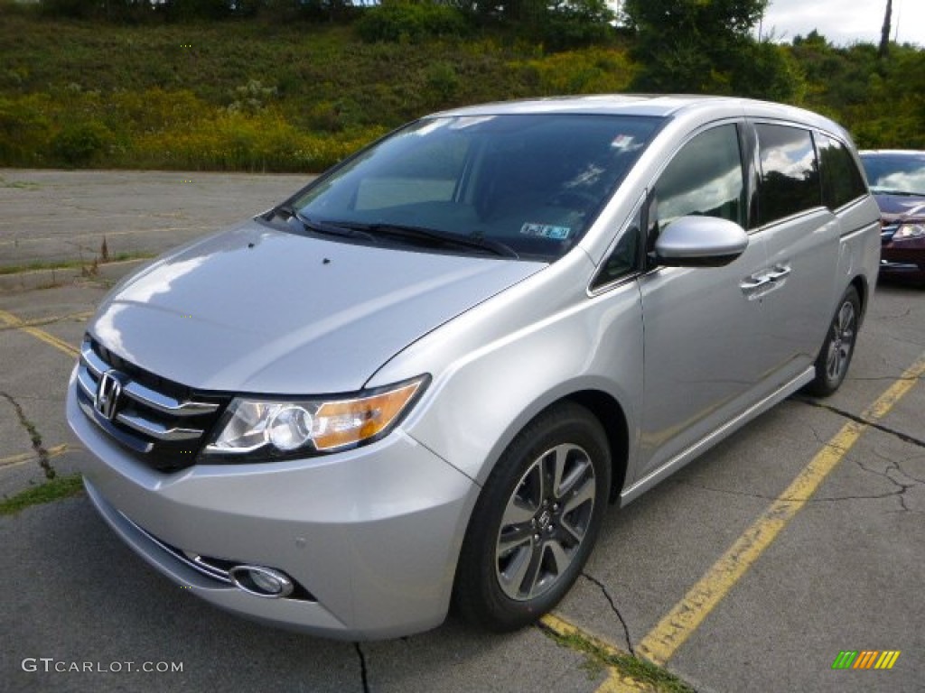 Alabaster Silver Metallic 2014 Honda Odyssey Touring Elite Exterior Photo #85716214