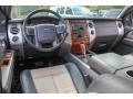Charcoal Black Leather/Camel 2009 Ford Expedition Eddie Bauer 4x4 Interior Color