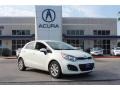 2013 Clear White Kia Rio EX 5-Door  photo #1