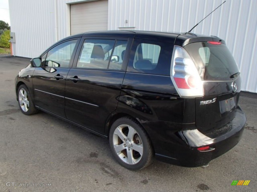 2006 MAZDA5 Sport - Brilliant Black / Black photo #8
