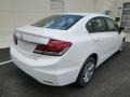 Taffeta White - Civic LX Sedan Photo No. 3