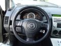 2006 Mazda MAZDA5 Black Interior Steering Wheel Photo