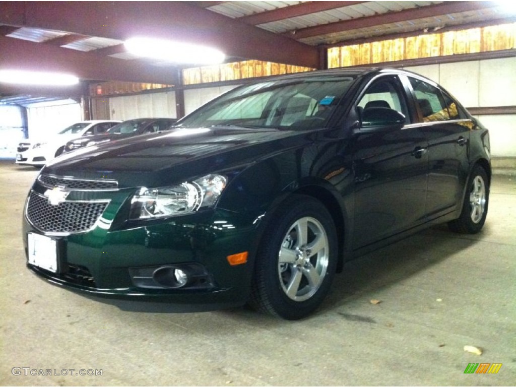 2014 Cruze LT - Rainforest Green Metallic / Jet Black photo #1