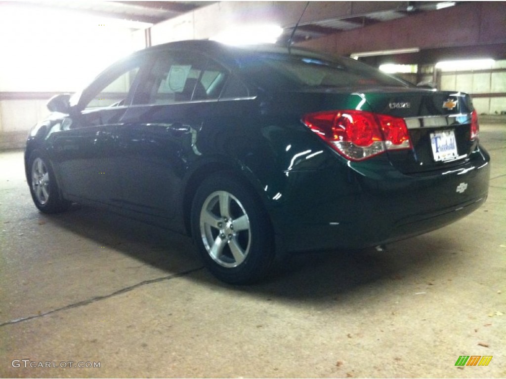 2014 Cruze LT - Rainforest Green Metallic / Jet Black photo #4