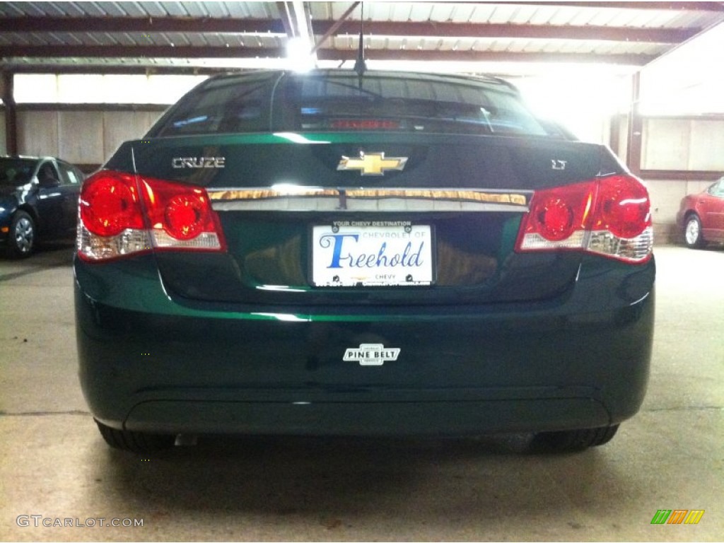 2014 Cruze LT - Rainforest Green Metallic / Jet Black photo #5