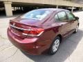 Crimson Red Pearl - Civic LX Sedan Photo No. 3