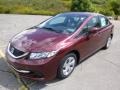 Crimson Red Pearl - Civic LX Sedan Photo No. 7