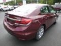Crimson Red Pearl - Civic LX Sedan Photo No. 3