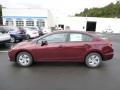 Crimson Red Pearl - Civic LX Sedan Photo No. 6