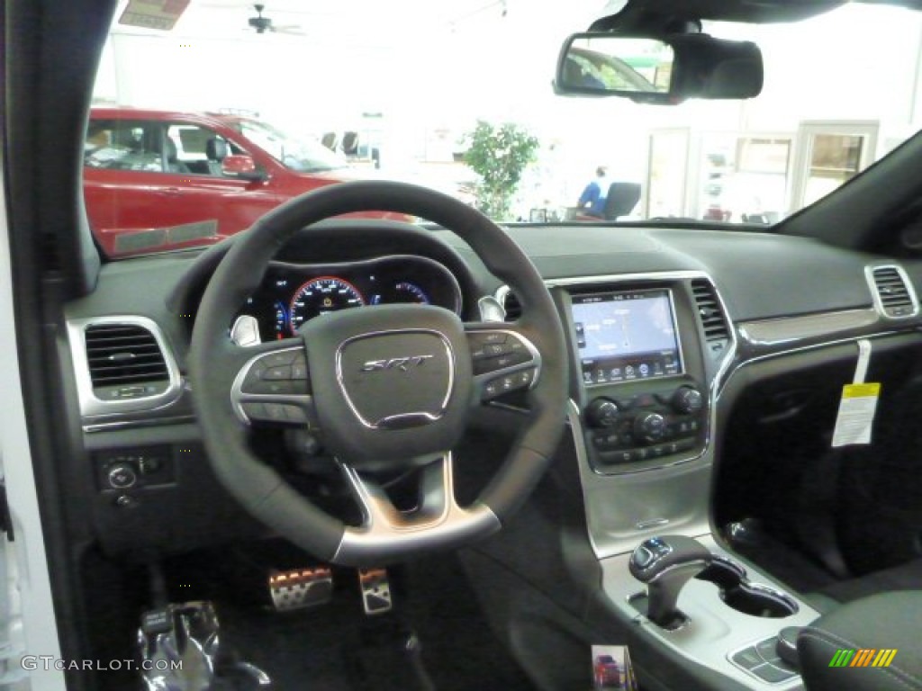 2014 Grand Cherokee SRT 4x4 - Bright White / SRT Morocco Black photo #11