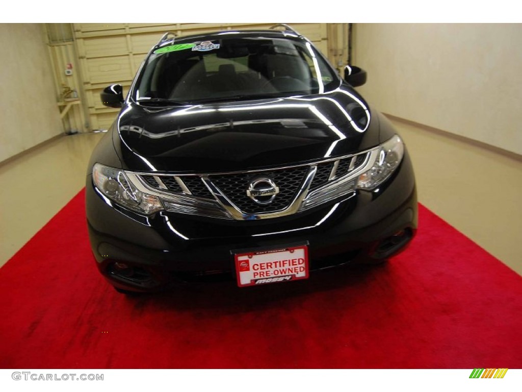 2012 Murano SL - Super Black / Black photo #2