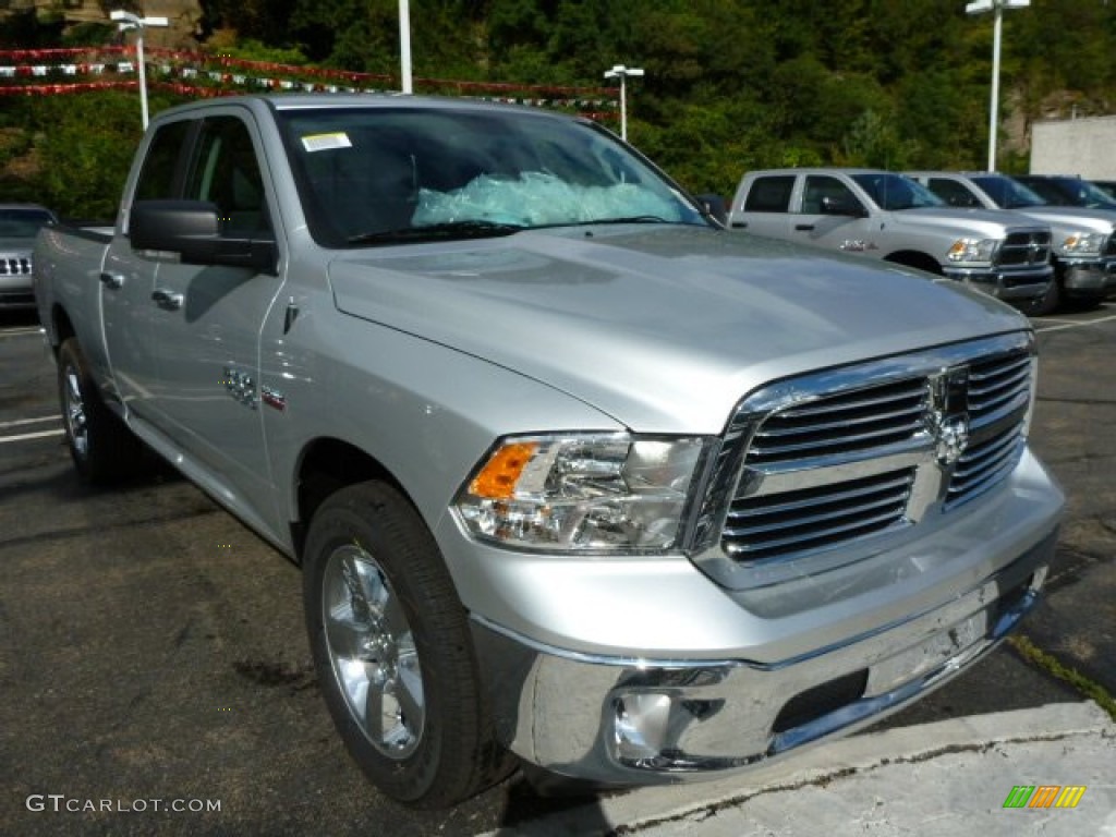 Bright Silver Metallic 2014 Ram 1500 Big Horn Quad Cab 4x4 Exterior Photo #85720258