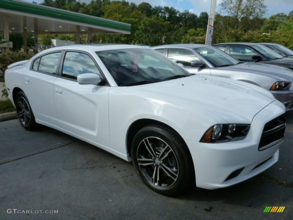 Bright White 2014 Dodge Charger SXT Plus AWD Exterior Photo #85720672