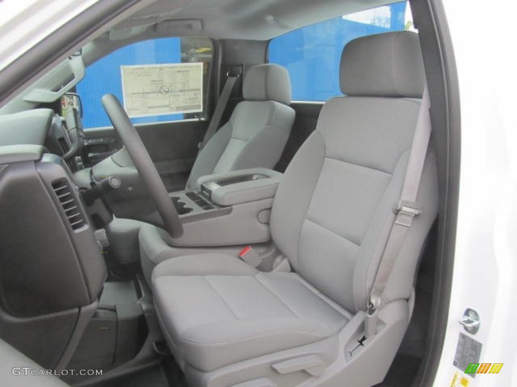 Jet Black/Dark Ash Interior 2014 Chevrolet Silverado 1500 WT Regular Cab 4x4 Photo #85720918