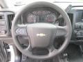 Jet Black/Dark Ash 2014 Chevrolet Silverado 1500 WT Regular Cab 4x4 Steering Wheel
