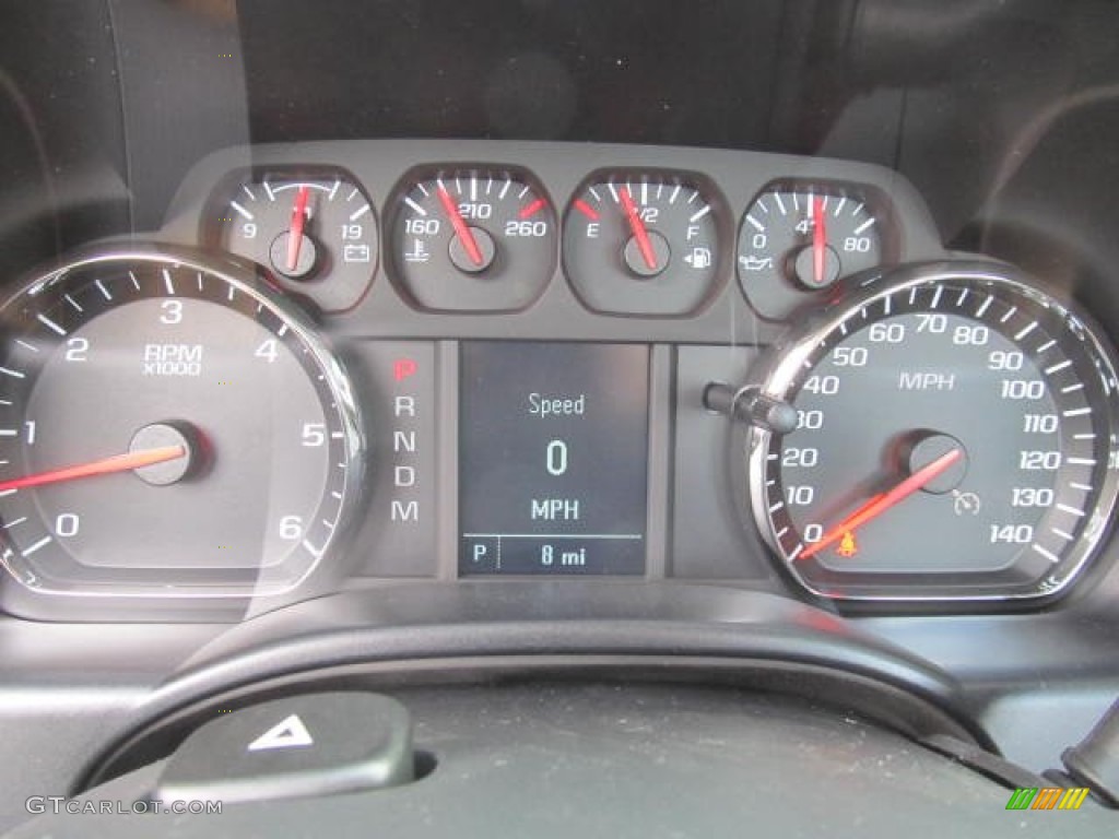 2014 Chevrolet Silverado 1500 WT Regular Cab 4x4 Gauges Photo #85721051