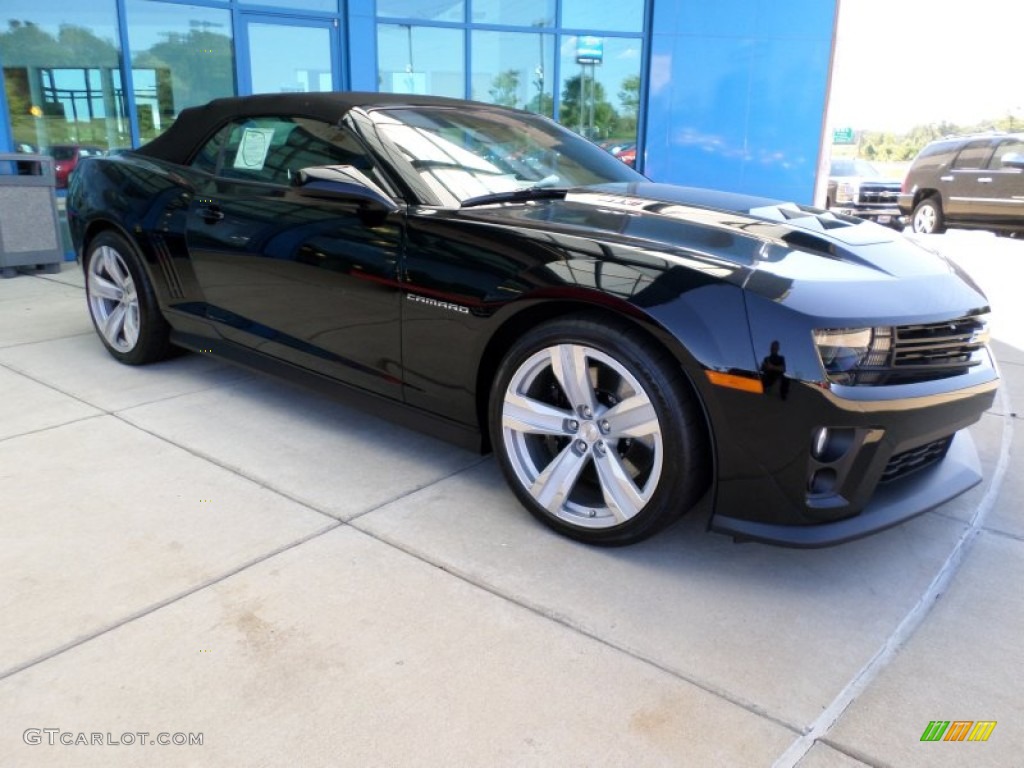 Black 2013 Chevrolet Camaro ZL1 Convertible Exterior Photo #85722208