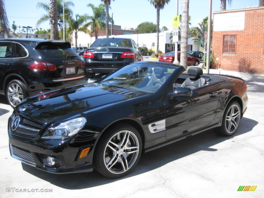 Black 2011 Mercedes-Benz SL 65 AMG Roadster Exterior Photo #85722346