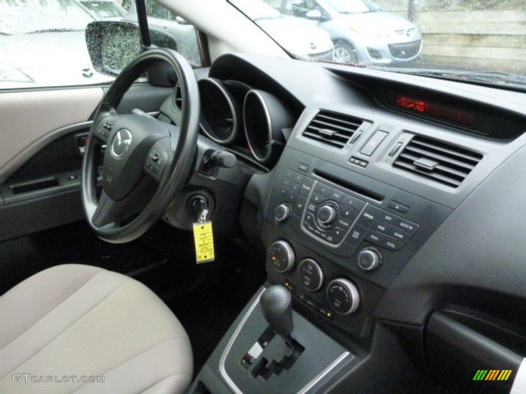 2013 MAZDA5 Sport - Zeal Red Mica / Sand photo #7