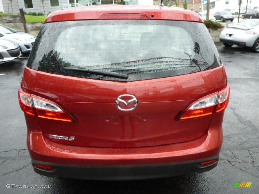 2013 MAZDA5 Sport - Zeal Red Mica / Sand photo #11