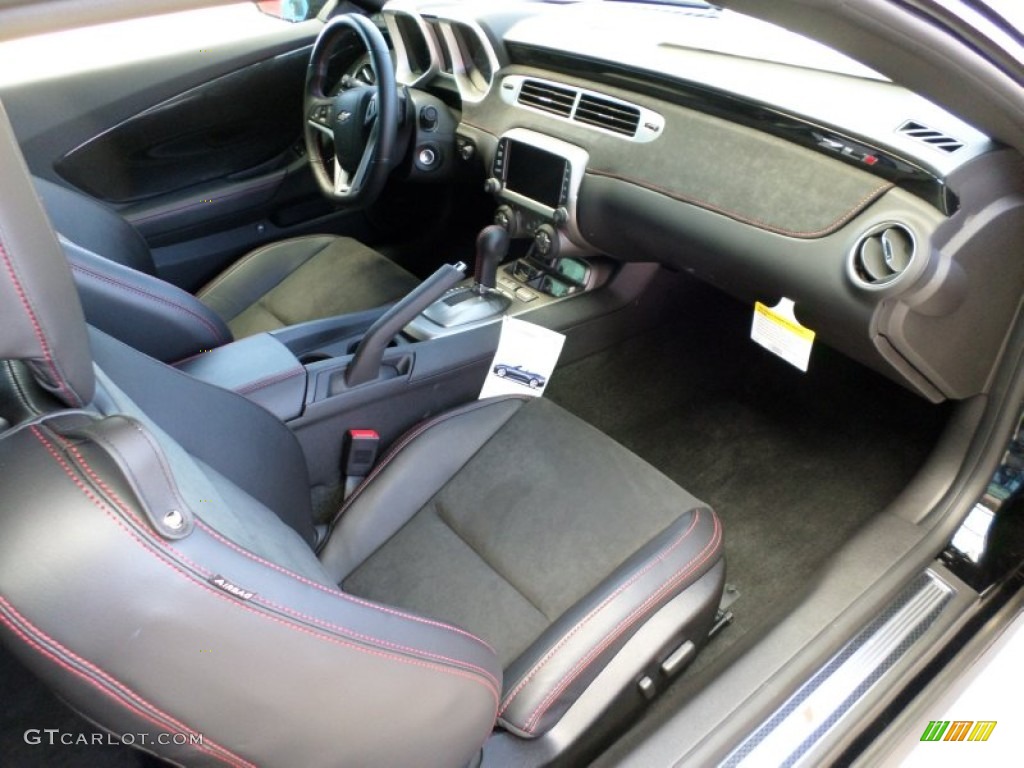 Black Interior 2013 Chevrolet Camaro ZL1 Convertible Photo #85722811
