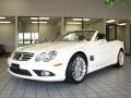 2008 Alabaster White Mercedes-Benz SL 550 Roadster  photo #3