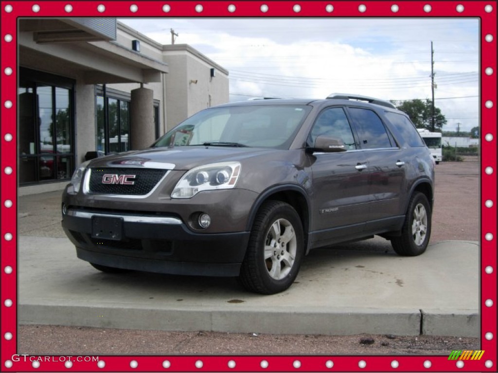 2007 Acadia SLT AWD - Medium Brown Metallic / Titanium photo #11