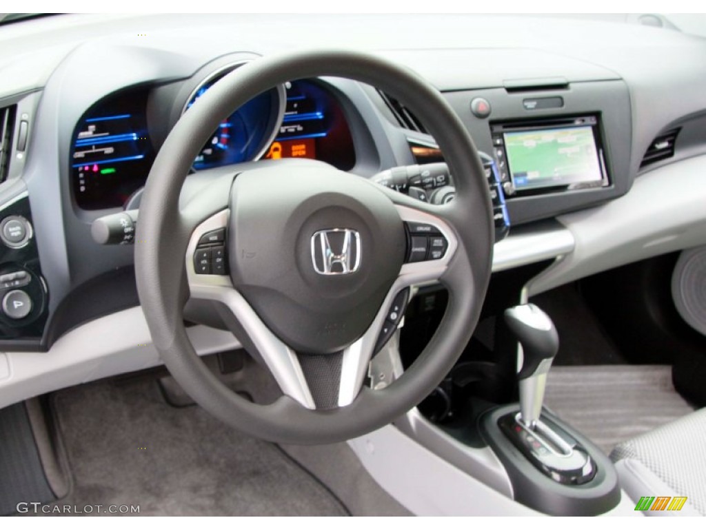 2012 Honda CR-Z Sport Hybrid Gray Dashboard Photo #85724776
