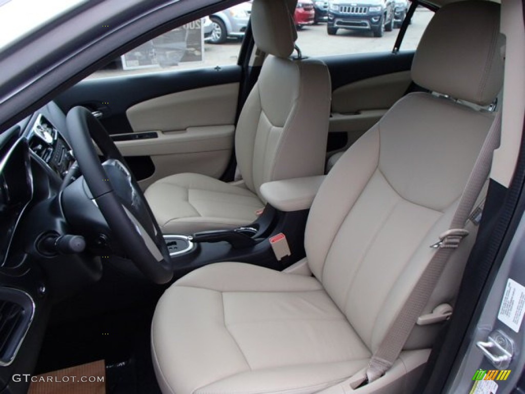Black/Light Frost Beige Interior 2014 Chrysler 200 Limited Sedan Photo #85724929