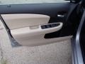 2014 Chrysler 200 Black/Light Frost Beige Interior Door Panel Photo