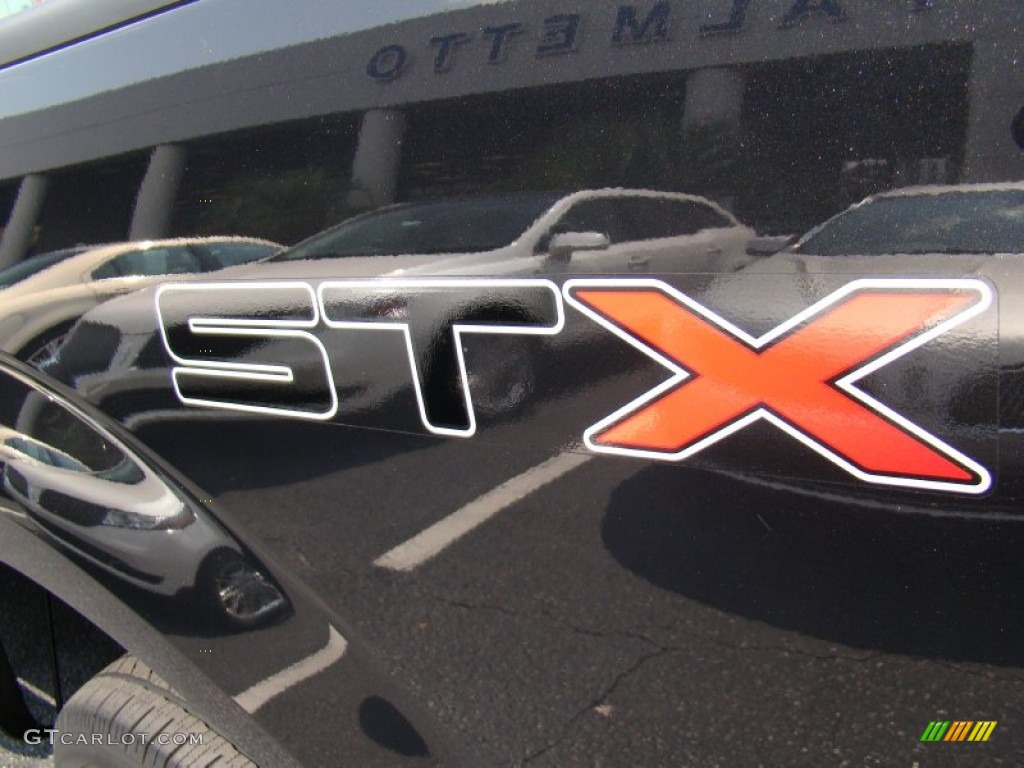 2010 F150 STX SuperCab - Tuxedo Black / Medium Stone photo #25