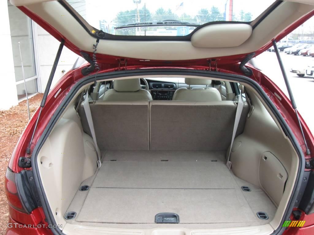 2000 Sable LS Premium Wagon - Toreador Red Metallic / Medium Parchment photo #3