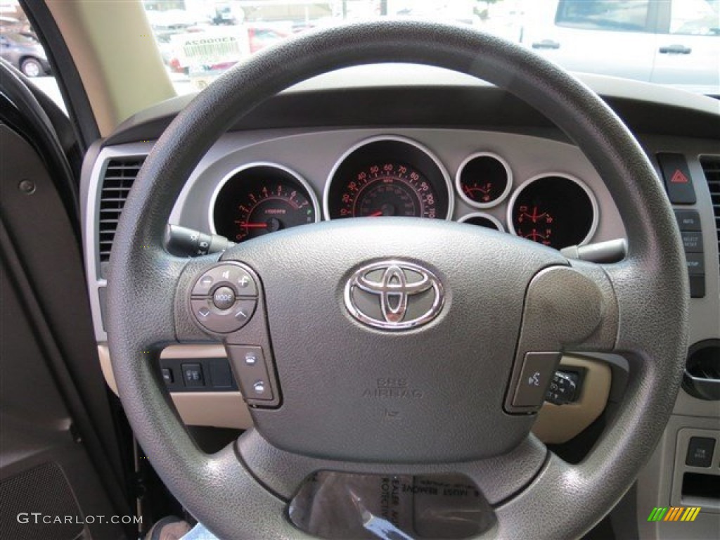 2011 Tundra TRD CrewMax - Black / Sand Beige photo #17