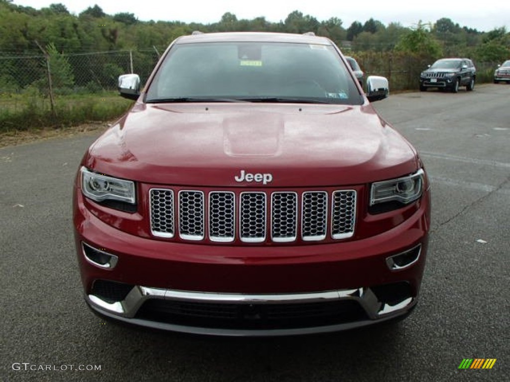 Deep Cherry Red Crystal Pearl 2014 Jeep Grand Cherokee Summit 4x4 Exterior Photo #85726009