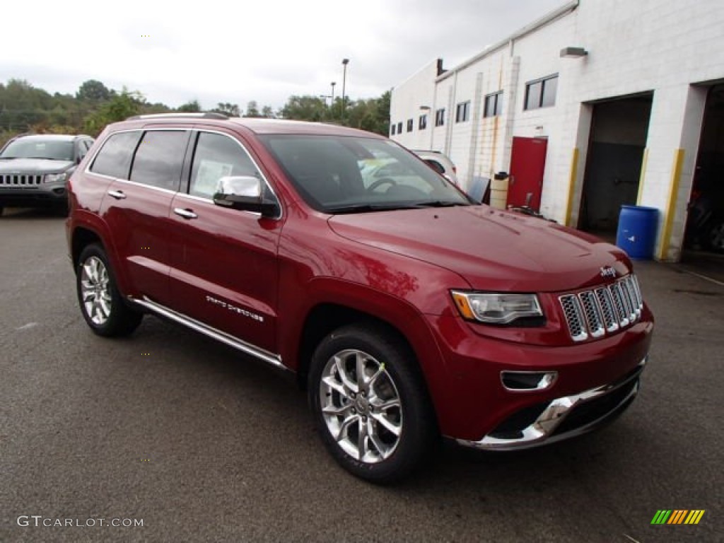 2014 Grand Cherokee Summit 4x4 - Deep Cherry Red Crystal Pearl / Morocco Black photo #4