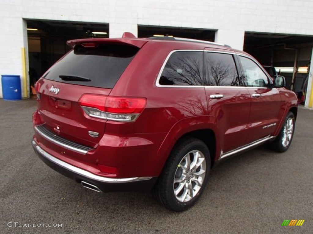 2014 Grand Cherokee Summit 4x4 - Deep Cherry Red Crystal Pearl / Morocco Black photo #6