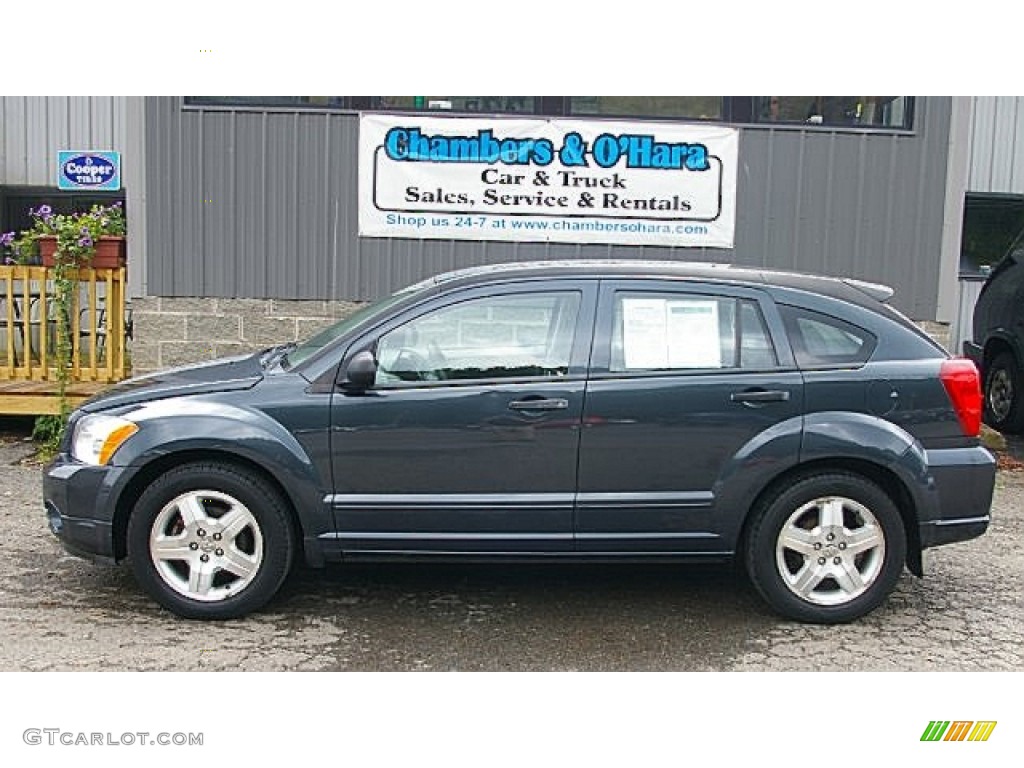 2007 Caliber SXT - Steel Blue Metallic / Pastel Slate Gray photo #2