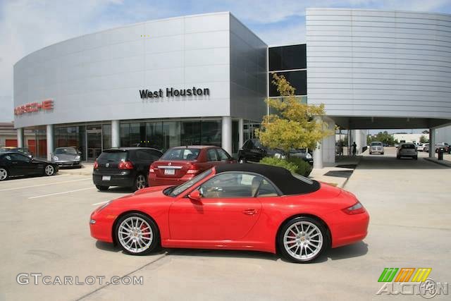 2008 911 Carrera 4S Cabriolet - Guards Red / Sand Beige photo #43