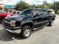 2004 Black Chevrolet Silverado 2500HD LT Crew Cab 4x4  photo #2